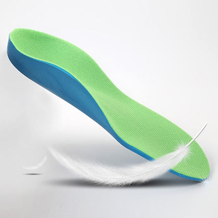 Children PU XO Leg Corrective Insole, Size: 21cm