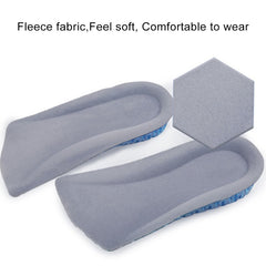 1 Pair  3cm Honeycomb Stretch Insert Shoes Height Increase Half Insoles