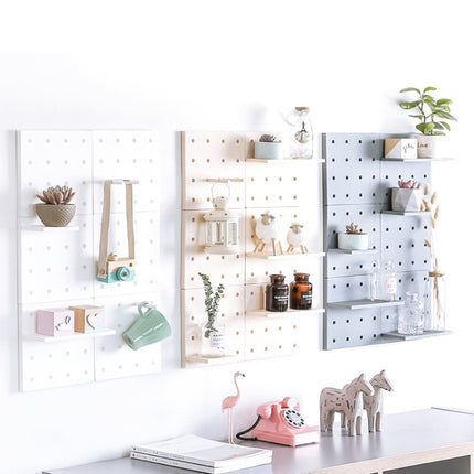 Plastic Board Living Room Bathroom Kitchen Wall Decoration Storage Shelf
