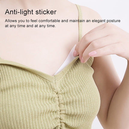 1 PACK Invisible Anti-light Stickers Shirt Straps Double-sided Adhesive Seamless V-neck Fixed Anti-slip
