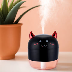 Humidificador atomizador WT-H21 Devil con luces nocturnas de colores, capacidad del tanque de agua: 200 ml