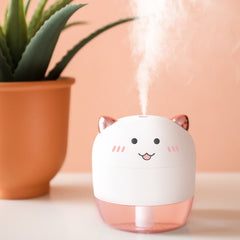 Humidificador atomizador WT-H21 Devil con luces nocturnas de colores, capacidad del tanque de agua: 200 ml