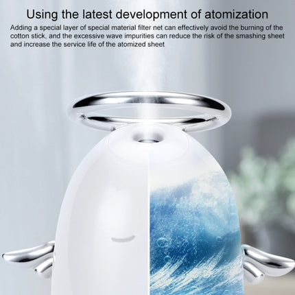 TSHM0 Mini Angel Zerstäubungs-Luftbefeuchter mit bunten Nachtlichtern, Fassungsvermögen des Wassertanks: 230 ml