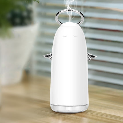 TSHM0 Mini Angel Zerstäubungs-Luftbefeuchter mit bunten Nachtlichtern, Fassungsvermögen des Wassertanks: 230 ml