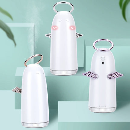 TSHM0 Mini Angel Zerstäubungs-Luftbefeuchter mit bunten Nachtlichtern, Fassungsvermögen des Wassertanks: 230 ml
