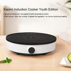 Original Xiaomi Mijia 2100W 9 Grades Youth Edition Smart Induction Cooker, Youth Edition Induction Cooker 2100W