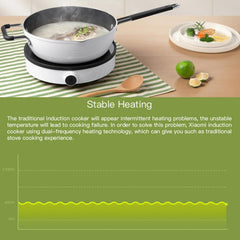 Original Xiaomi Mijia 2100W 9 Grades Youth Edition Smart Induction Cooker, Youth Edition Induction Cooker 2100W