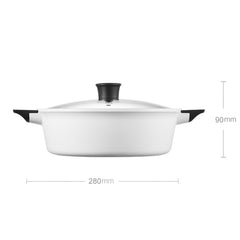 Original Xiaomi Zhiwu Soup Pot Household 4L Non-stick Food Stockpot Aluminum Alloy Electric Hot Pot, GJT03CM