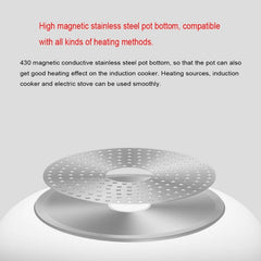 Original Xiaomi Zhiwu Soup Pot Household 4L Non-stick Food Stockpot Aluminum Alloy Electric Hot Pot, GJT03CM