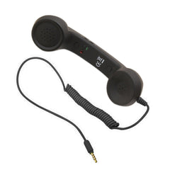 3.5mm Plug Mic Retro Telephone Anti-radiation Cell Phone Handset Receiver