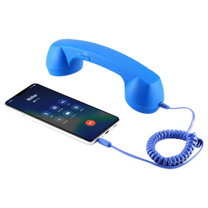 3.5mm Plug Mic Retro Telephone Anti-radiation Cell Phone Handset Receiver, 3.5mm