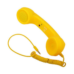 3.5mm Plug Mic Retro Telephone Anti-radiation Cell Phone Handset Receiver