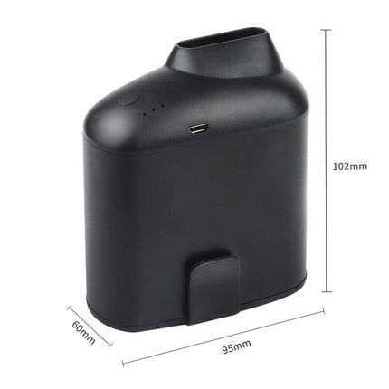 Portable Creative Hanging Waist USB Fan with Three Adjustable Wind Speed, Black, Grey