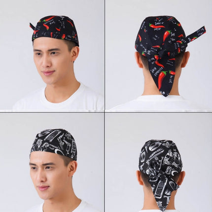 Simple Style Unisex Chef Waiter Work Cap Pirate Hat Turban Cap, Turban Cap 2, Turban Cap Red, Turban Cap Black, Turban Cap stripe, Turban Cap1