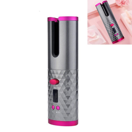 USB Charging Automatic Hair Curler Portable Mini Wireless Multi-function Curling Iron with LCD Display