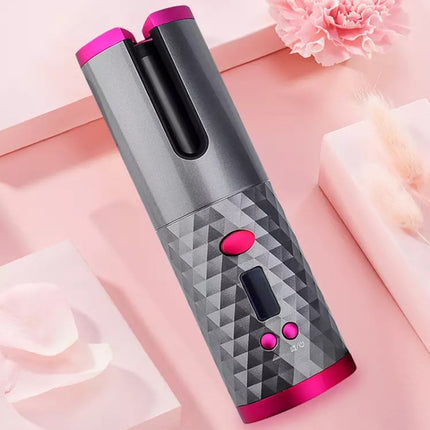 USB Charging Automatic Hair Curler Portable Mini Wireless Multi-function Curling Iron with LCD Display