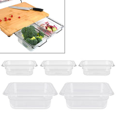 5 Chopping Board Storage Boxes PC Boxes  2 Large 3 Small, 2 Large 3 Small Storage Box