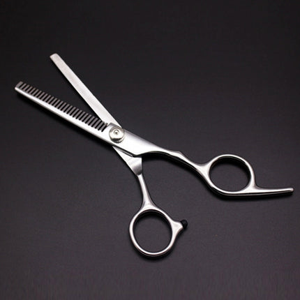 Fashion Durable Sharp Hairdressing Hair Cutting Shears/Scissors and Barber Thinning Tooth Shear(Silver Thinning scissor), Thining scissor