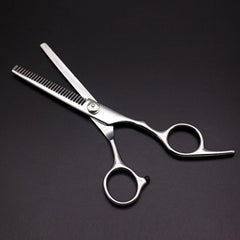 Fashion Durable Sharp Hairdressing Hair Cutting Shears/Scissors and Barber Thinning Tooth Shear(Silver Thinning scissor), Thining scissor