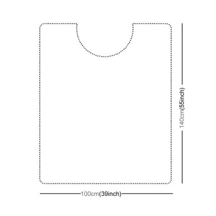 Hair Salons Waterproof Cloth Adult Haircut Hair-coloring Shaved Cloth Apron in Random Delivery