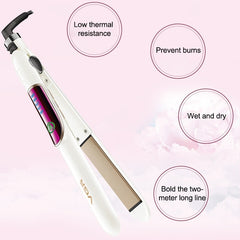 VGR V-509 35W 5 Gears AdjustableHair Straightening Curling Iron Dual-use, Plug Type: EU Plug, V-509