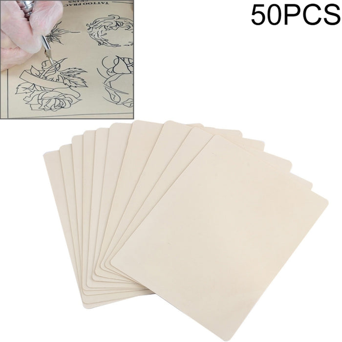 50 PCS Blank Tattoo Exercise Silicone Skin
