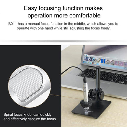 Supereyes B011 HD Digital Electronic Microscope Industrial Mobile Phone Repair Magnifying Glass