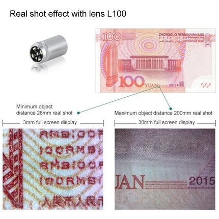 Supereyes L100 300X Telephoto Lens Electronic Microscope Lens Accessories for HCB0990