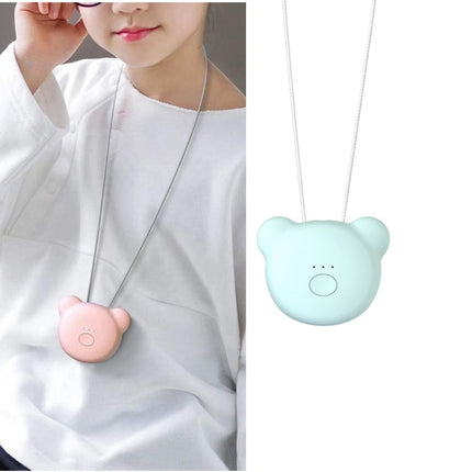 Mini Bear Style Neck Formaldehyde Negative Ion PM2.5 Removal Air Purifier for Kids