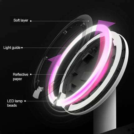 Original Xiaomi Amiro O Series AML009B 8 inch Portable High Definition Color LED Sunlight Makeup Mirror, Plugged In Version, Chinese Plug