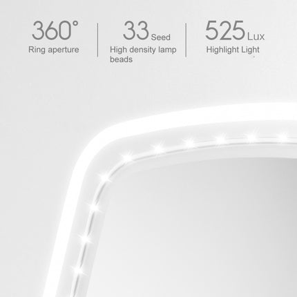 Original Xiaomi Youpin jordan&judy Single-sided Square Desktop LED Cosmetic Mirror