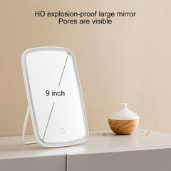 Original Xiaomi Youpin jordan&judy Single-sided Square Desktop LED Cosmetic Mirror, Single Color Style