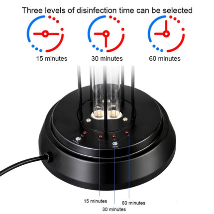 38W Desktop UV Light Lamp Disinfection Anti-virus Sterilization Lamp Bar Strip with Remote Control, 3 Pin CN Plug, 38W CN Plug