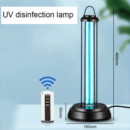 38W Desktop UV Light Lamp Disinfection Anti-virus Sterilization Lamp Bar Strip with Remote Control, 3 Pin CN Plug, 38W CN Plug