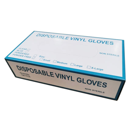 100 PCS Disposable PVC Examination Gloves Household Transparent Touchable Protective Gloves, Size: L, 100 PCS L