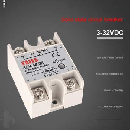 REX-C100 Thermostat + Thermocouple + SSR-40 DA Solid State Module Intelligent Temperature Control Kit, 40DA