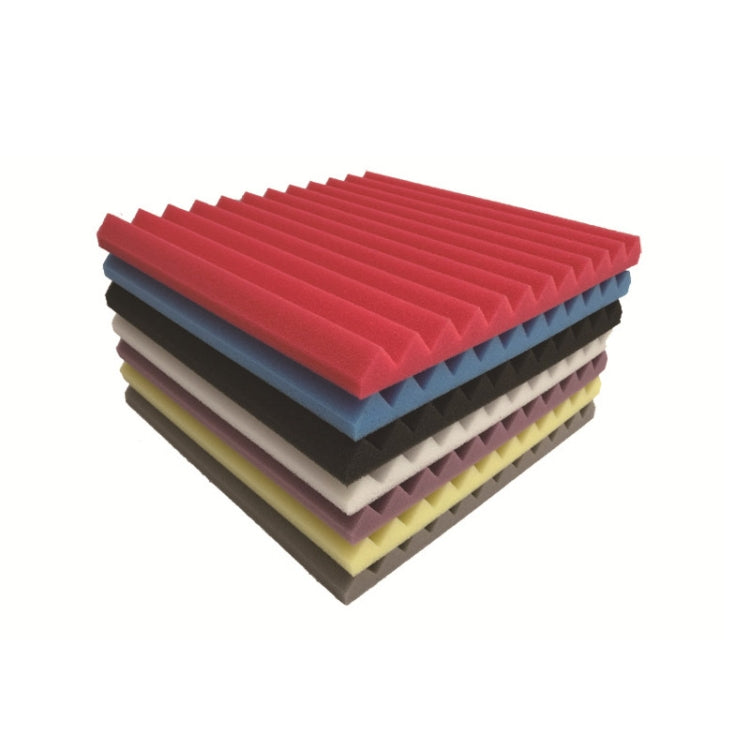 24 PCS Recording Studio Drum Room Acoustic Foam, Random Color Delivery, 24 PCS