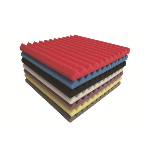 24 PCS Recording Studio Drum Room Acoustic Foam, Random Color Delivery, 24 PCS