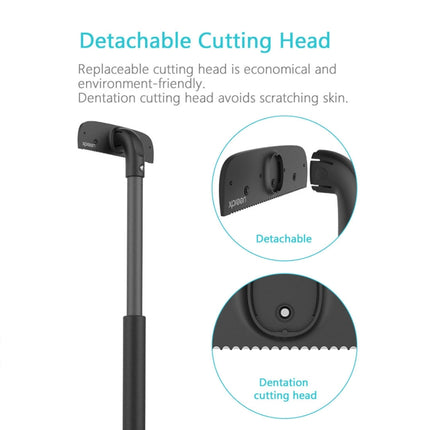 XPREEN XPRE034 Stretchable Handle Stainless Steel Blade Back Shaver Adjustable Back Razor with Lanyard for Men, XPRE034