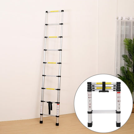 Multifunctional Thickened Aluminum Alloy Single-sided Telescopic Ladder, Size: 1.4m, Size: 1.4m