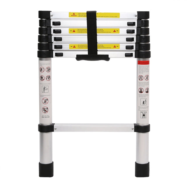 Multifunctional Thickened Aluminum Alloy Single-sided Telescopic Ladder, Size: 2m, Size: 2m