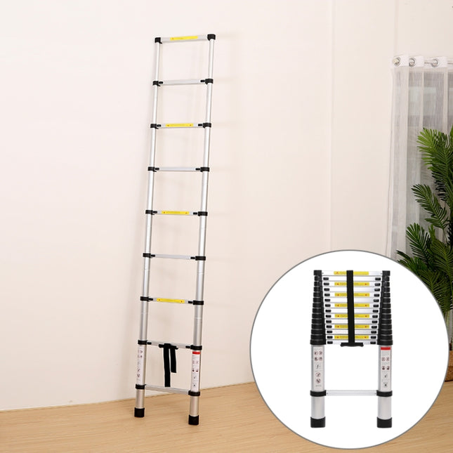 Multifunctional Thickened Aluminum Alloy Single-sided Telescopic Ladder, Size: 4.4m, Size: 4.4m