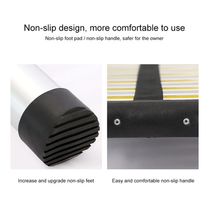 Multifunctional Thickened Aluminum Alloy Single-sided Telescopic Ladder, Size: 4.4m, Size: 4.4m