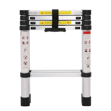 Multifunctional Thickened Aluminum Alloy Single-sided Telescopic Ladder, Size: 1.4m, Size: 1.4m