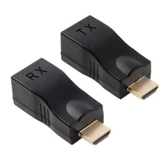 HDMI to RJ45 Extender Adapter (Receiver & Transmitter)  by Cat-5e/6 Cable, Support HDCP, Transmission Distance: 30m
