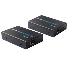 HDMI Extender (Receiver & Sender) over Single UTP CAT5e/6 Cable, Transmission Distance: 120m(Black), 120m