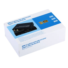 HDMI 1x2 Splitter with Audio Extractor, Support 5.1CH / 2CH, 4Kx2K, 3D, 4Kx2K with Audio Extractor