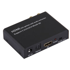 HDMI 1x2 Splitter with Audio Extractor, Support 5.1CH / 2CH, 4Kx2K, 3D, 4Kx2K with Audio Extractor