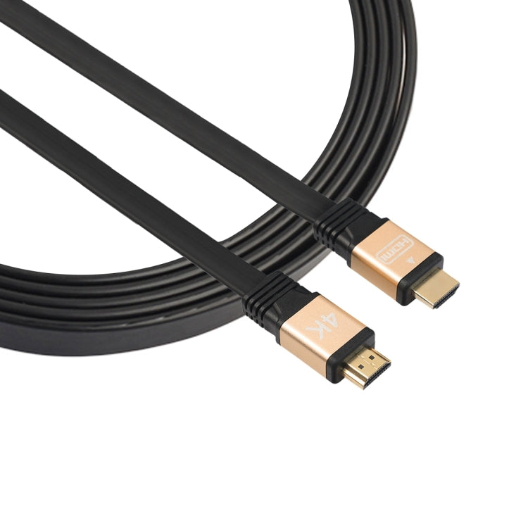 1m HDMI 2.0 (4K)  30AWG High Speed 18Gbps Gold Plated Connectors HDMI Male to HDMI Male Flat Cable, Length: 1m