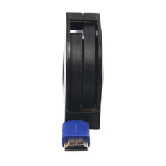 1.8m HDMI 1.4 (1080P) Gold Plated Connectors HDMI Male to HDMI Male Retractable Flat Cable, Length: 1.8m